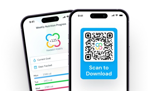 Scan to download the Trainest App