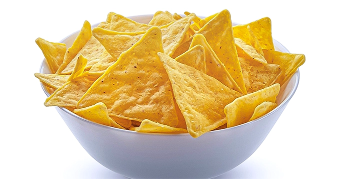 A bowl of plain tortilla chips | Trainest 