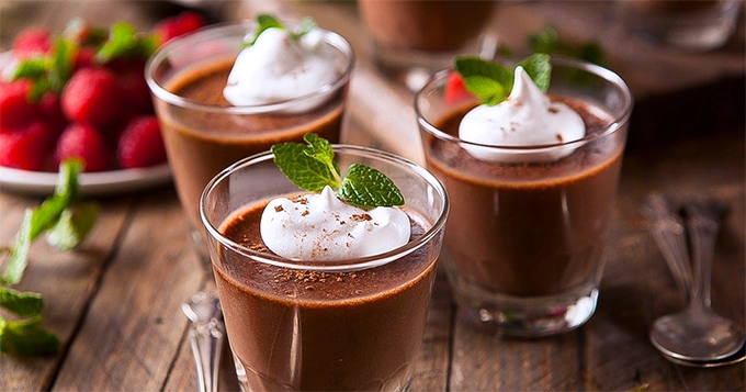 Servings of chocolate mousse | Trainest 