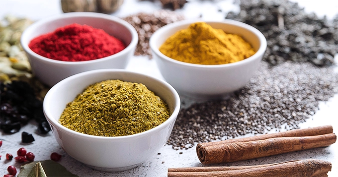 Different kinds of spices and seasonings | Trainest 