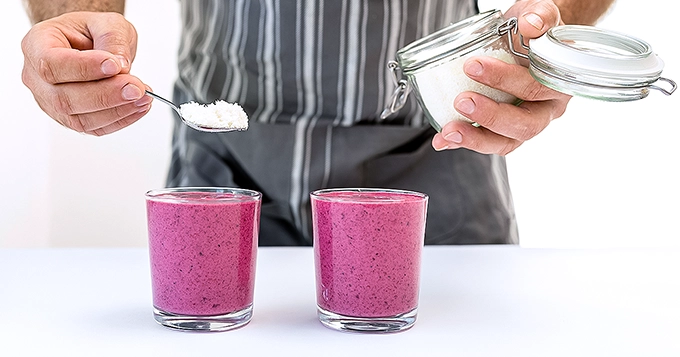 Two glasses of smoothie | Trainest 