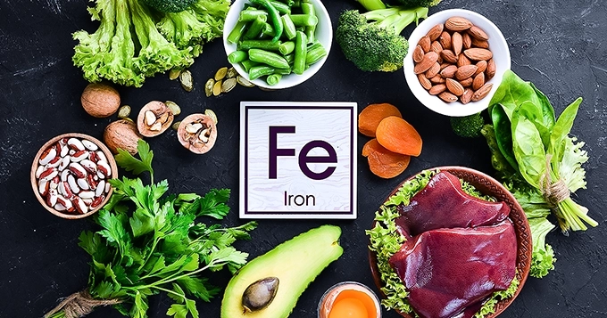 A selection of foods rich in iron | Trainest
