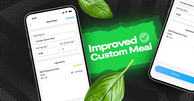 Improved Custom Meal Feature